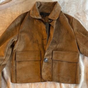 Zara Brown Suede Women's Jacket